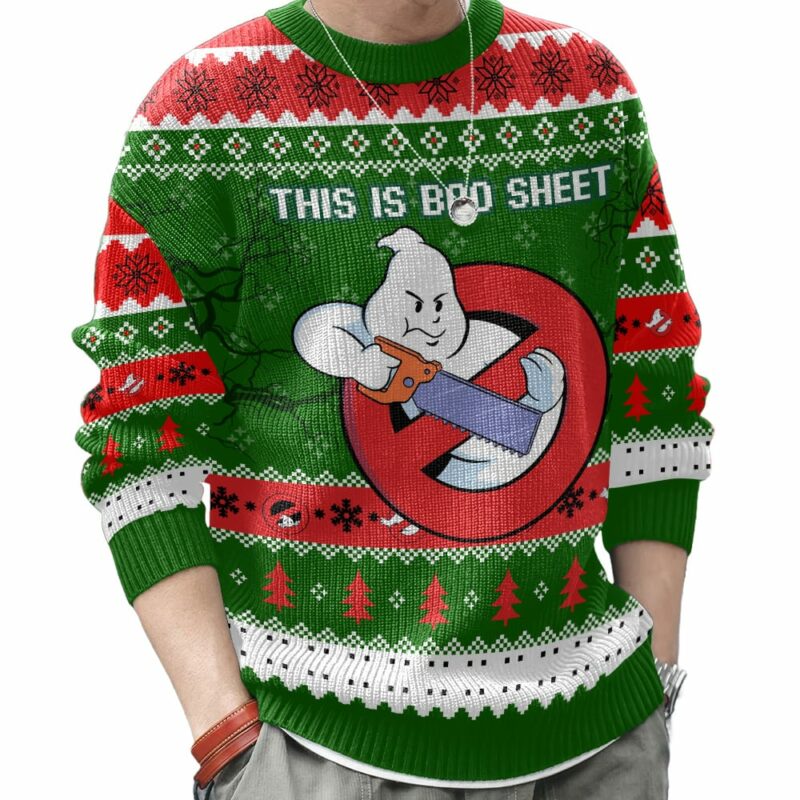 Ghostbusters, This is boo sheet Christmas Ugly Sweater