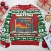 Video game Nakatomi, Die hard Christmas Ugly Sweater