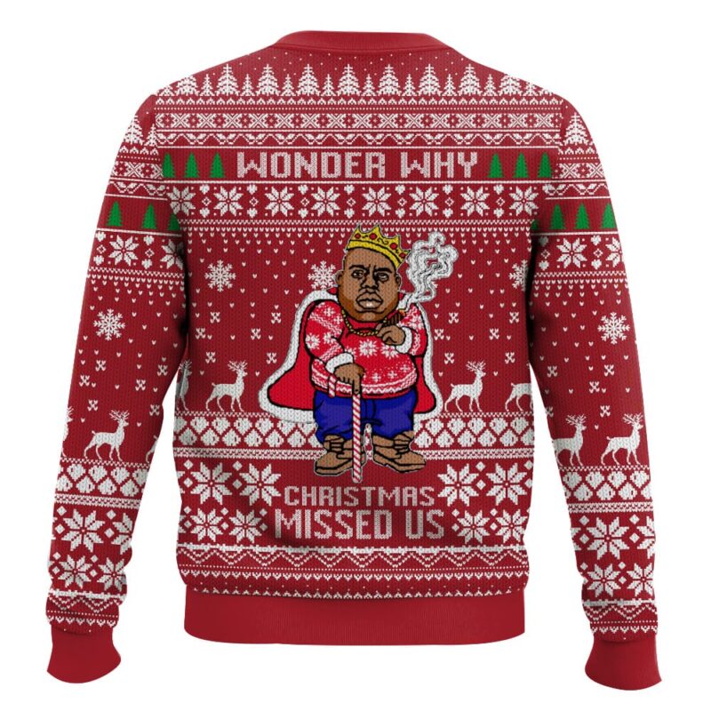 The Notorious B.I.G Christmas Ugly Sweater