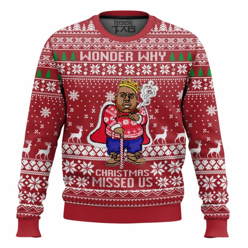 The Notorious B.I.G Christmas Ugly Sweater