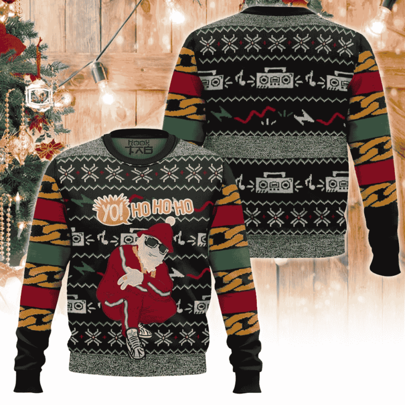 Hip-hop Santa Christmas Ugly Sweater