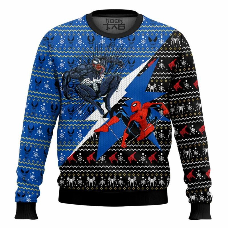 Spider-man vs Venom Ugly Sweater