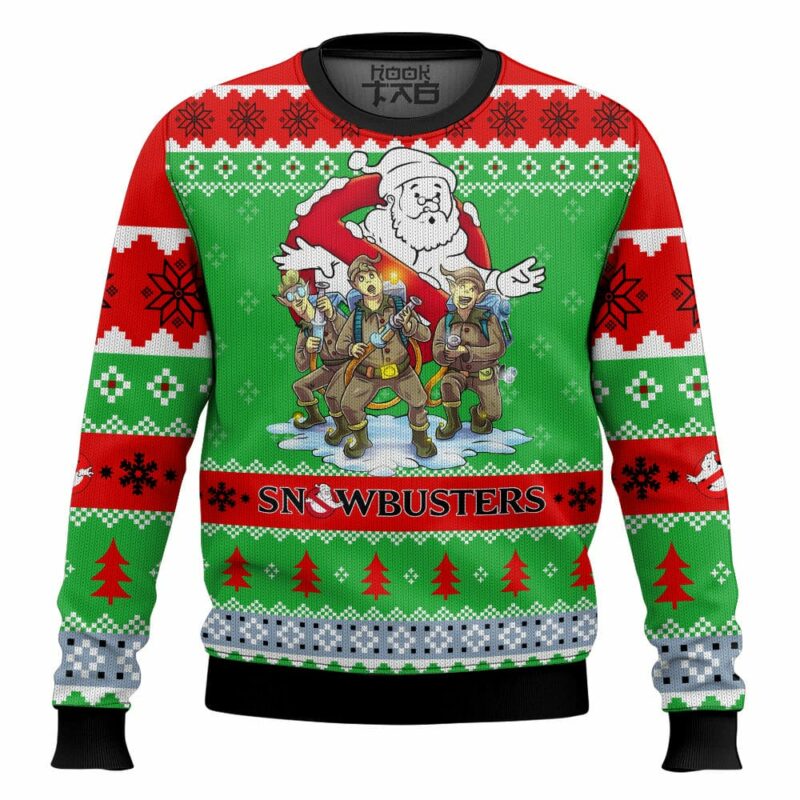 Ghostbusters, Snowbusters Christmas Ugly Sweater