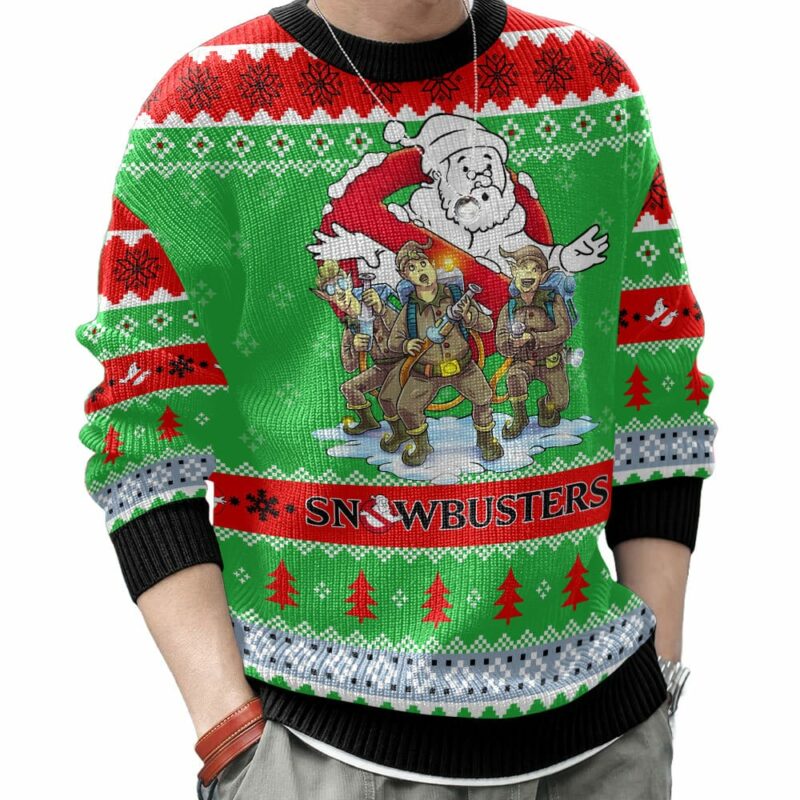 Ghostbusters, Snowbusters Christmas Ugly Sweater