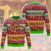 Pixel Street Fighter Ugly Christmas Sweater