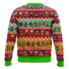 Pixel Street Fighter Ugly Christmas Sweater