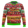 Pixel Street Fighter Ugly Christmas Sweater