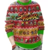 Pixel Street Fighter Ugly Christmas Sweater