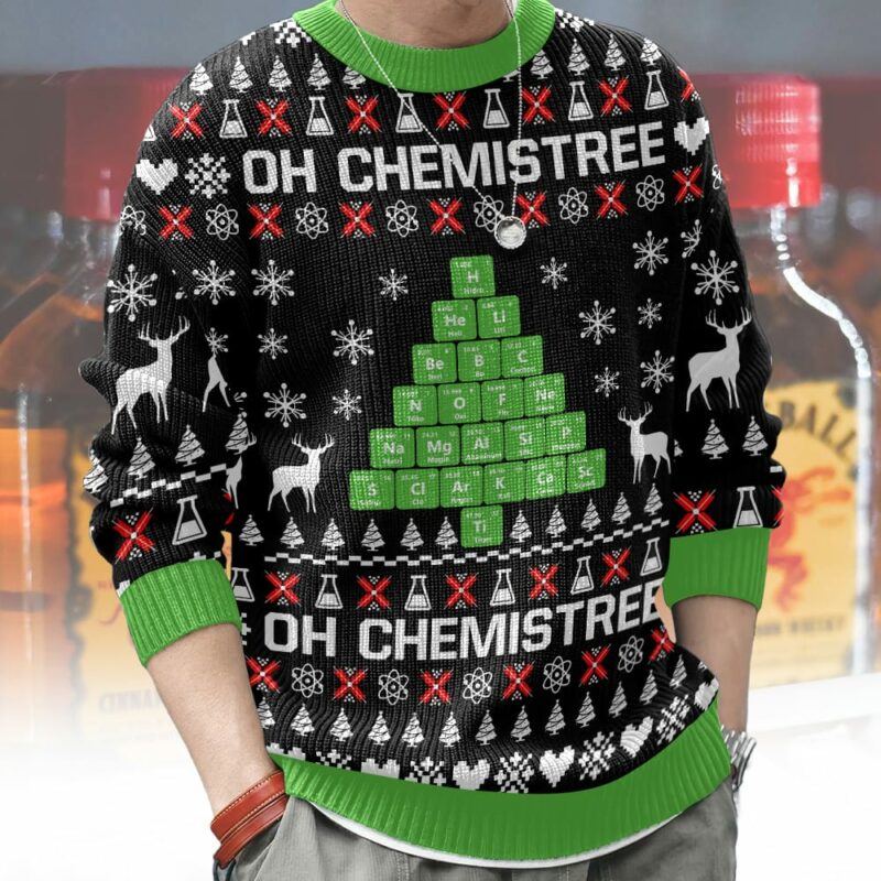 Oh Chemistry Funny Christmas Sweater