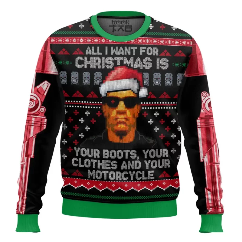 TERMINATOR Ugly Christmas Sweater