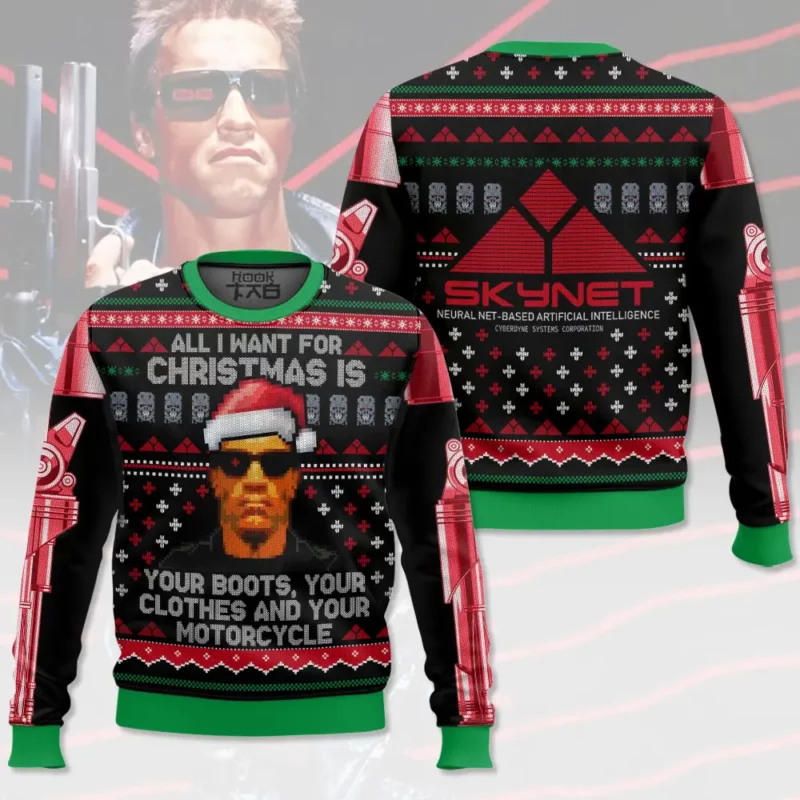 TERMINATOR Ugly Christmas Sweater