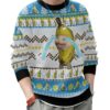 Banana Cat Crying Christmas Ugly Sweater