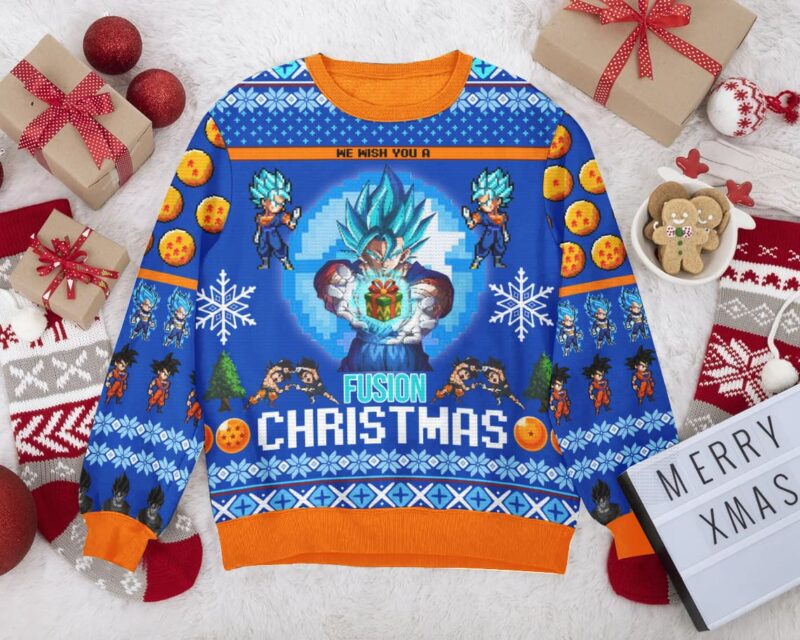 Vegito Fusion Christmas Ugly Sweater