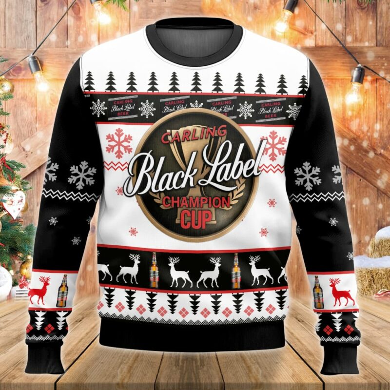 Carling Black Label Beer Ugly Sweater