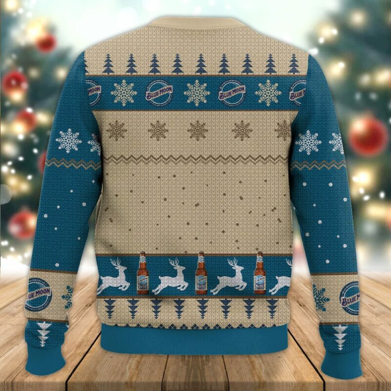 Blue Moon Christmas Ugly Sweater Special Gift For Xmas