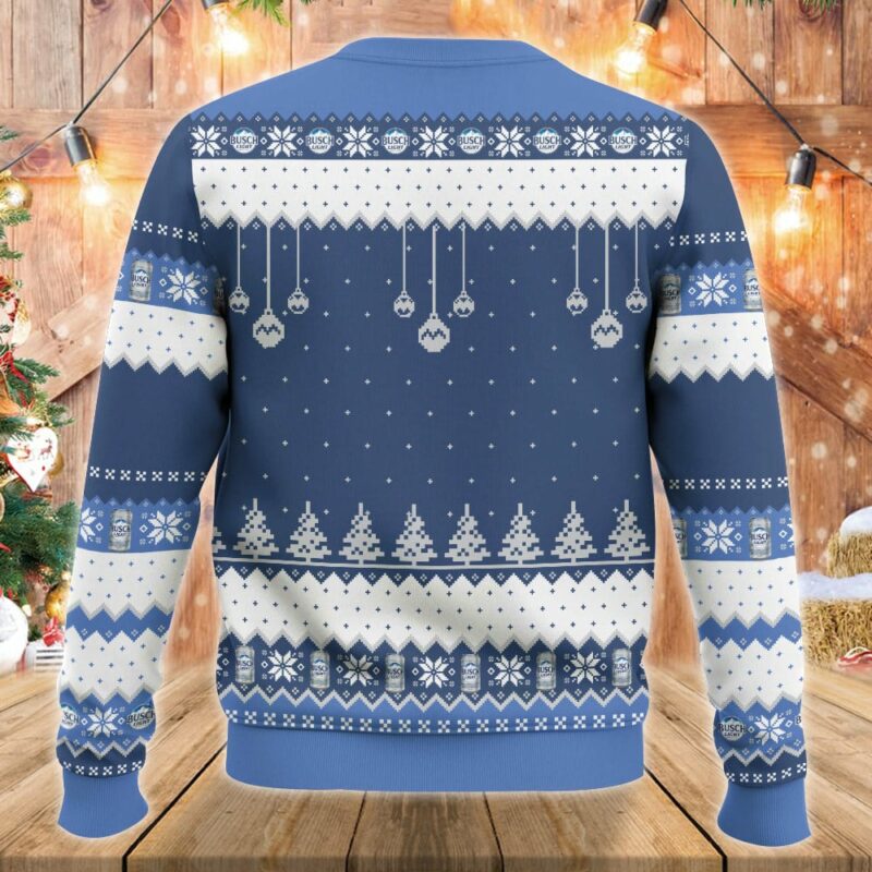 Busch Light It's The Most Wonderful Time For A Beer Ugly Sweater