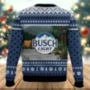 Busch Light Bear Ugly Sweater