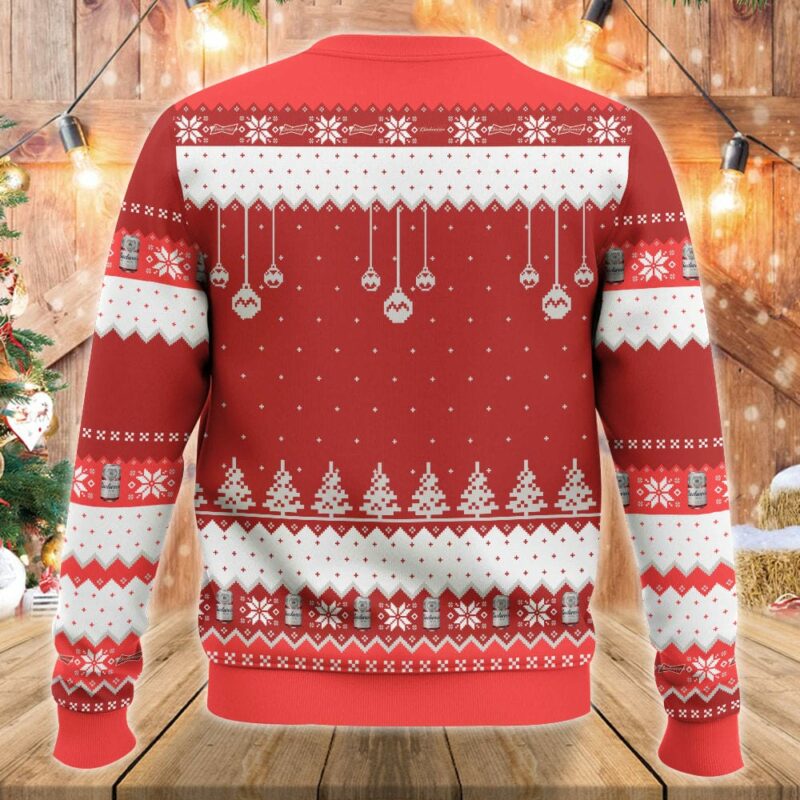 Budweiser It's The Most Wonderful Time For A Beer Ugly Sweater