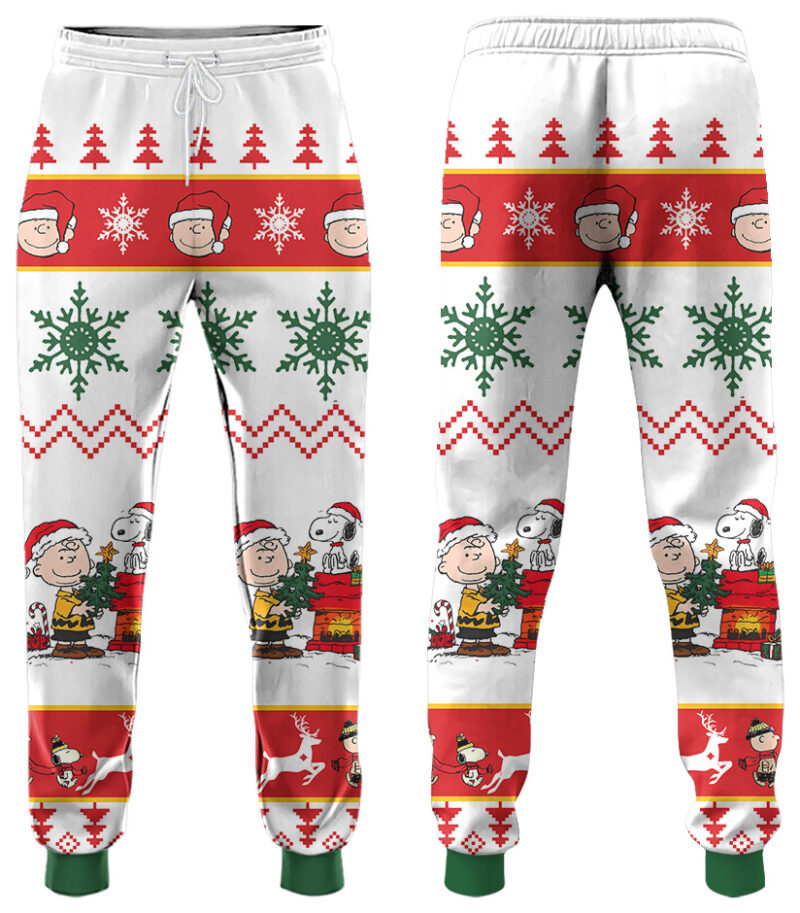 Charlie Brown and Snoopy Christmas Pants