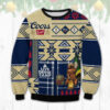 Coors Banquet Camping Ugly Sweater