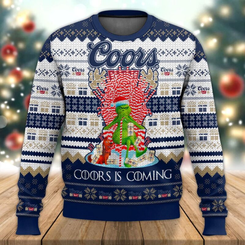 Coors Banquet Is Coming Ugly Sweater