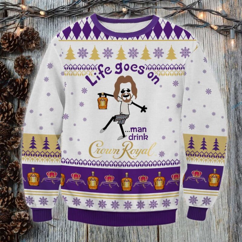 Crown Royal Dude Ugly Sweater