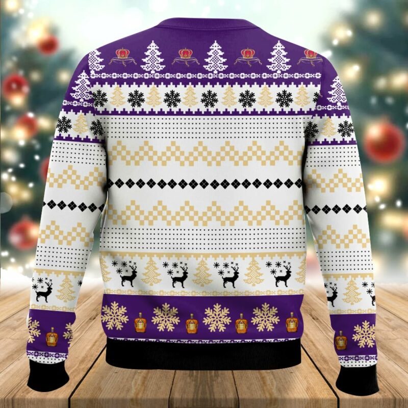 Crown Royal Drunk Ugly Sweater