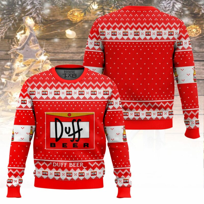 Duff Beer Ugly Christmas