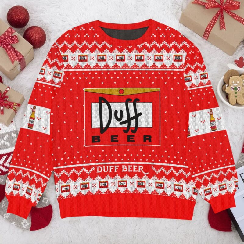 Duff Beer Ugly Christmas