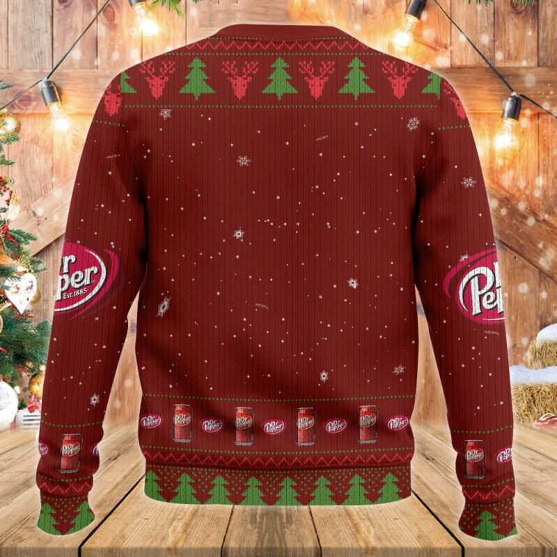 Dr Pepper Funny Christmas Ugly Sweater