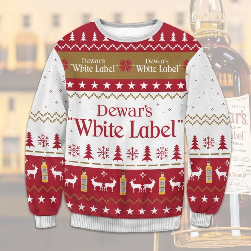 Dewars White Label Ugly Sweater