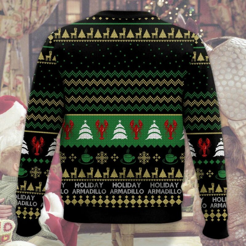 Friends I'm The Holiday Armadillo Ross Ugly Christmas Sweater