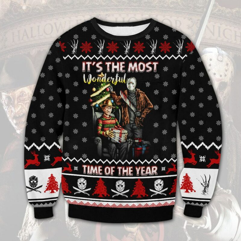 Unisex Halloween Horror Casual Ugly Sweater