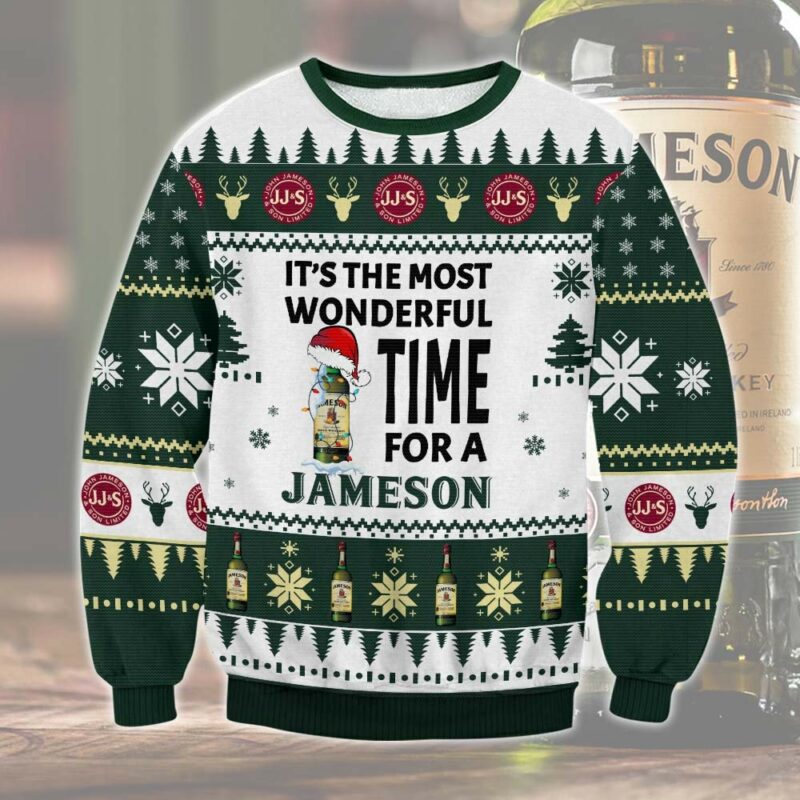 Jameson Wonderful Time Ugly Sweater