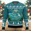 Kona Brewing Co big Wave Golden Ale Ugly Christmas Sweater 3D Gift