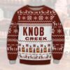 Knob Creek For Christmas Gifts Ugly Xmas Wool Knitted Sweater