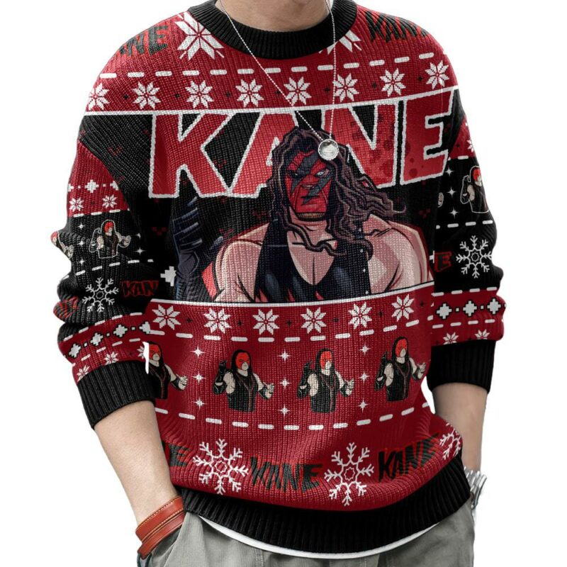 Kane WWE Ugly Sweater