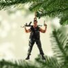 Commando Arnold Schwarzenegger Ornament