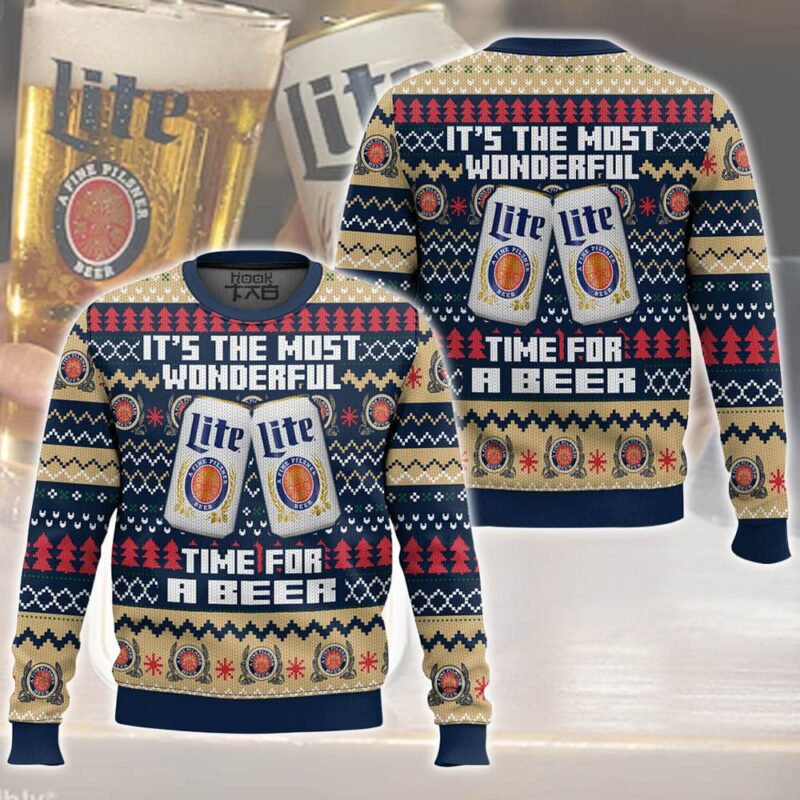 It's the Most Wonderful time for a Miller Lite Ugly Sweater