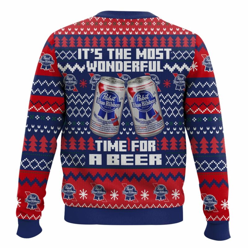 It's the Most Wonderful time for a Pabst Blue Ribbon Ugly Sweater