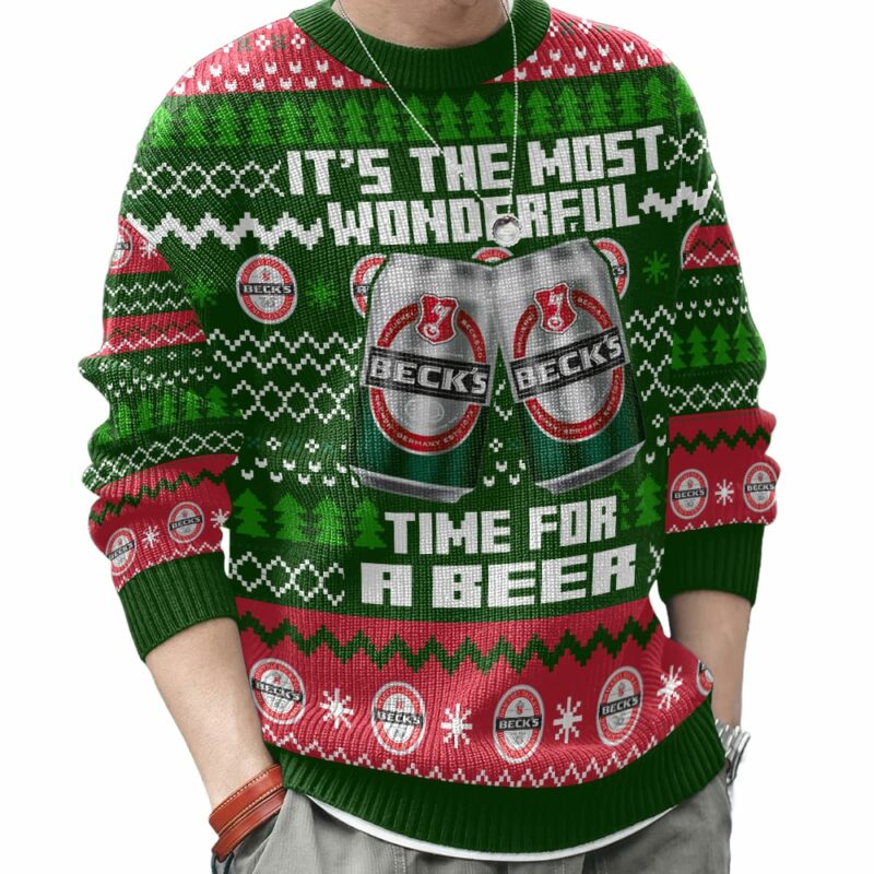 Beck's It’s the Most Wonderful time for a Beer Ugly Sweater