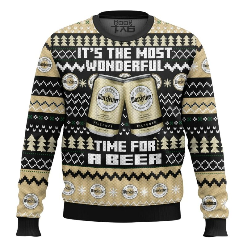 Warsteiner It’s the Most Wonderful time for a Beer Ugly Sweater