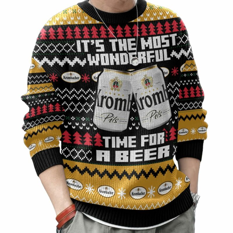 Krombacher It’s the Most Wonderful time for a Beer Ugly Sweater