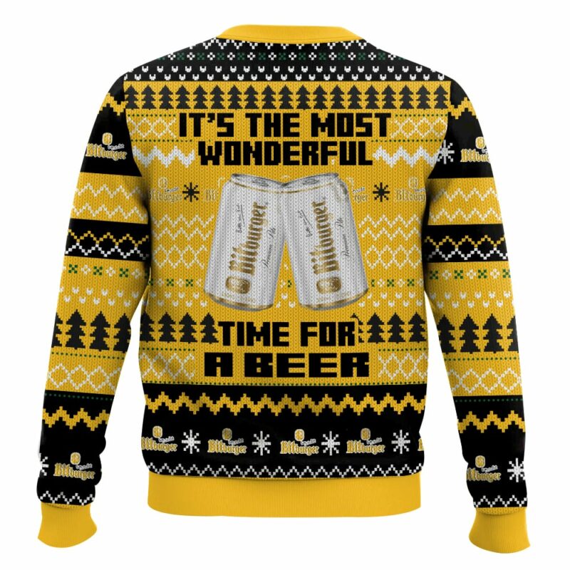 Bitburger It’s the Most Wonderful time for a Beer Ugly Sweater