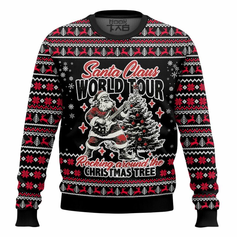 Santa Claus World Tour Ugly Sweater