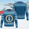 Custom Name US Air Force Ugly Sweater