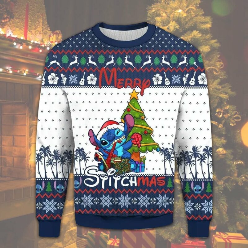 Merry Stitchmas Ugly Christmas Sweater