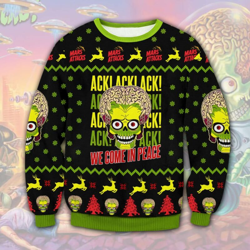 Mars Attacks Ugly Sweater