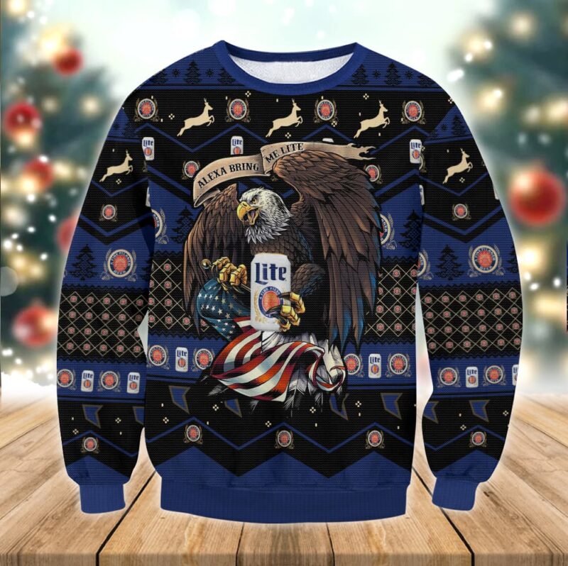 Miller Lite Eagle Ugly Sweater