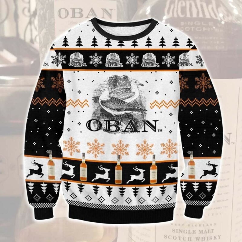 Oban Whiskey Ugly Sweater